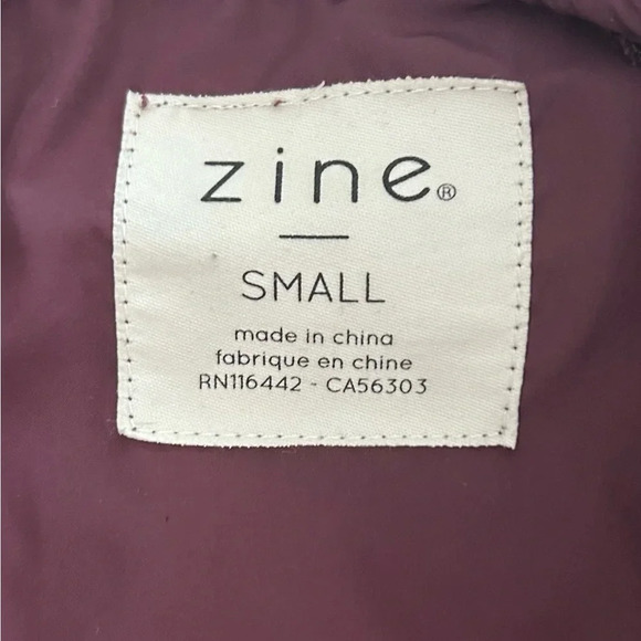 Zine Bomber Windbreaker from Zumiez Purple and Black Size S - Picture 5 of 9